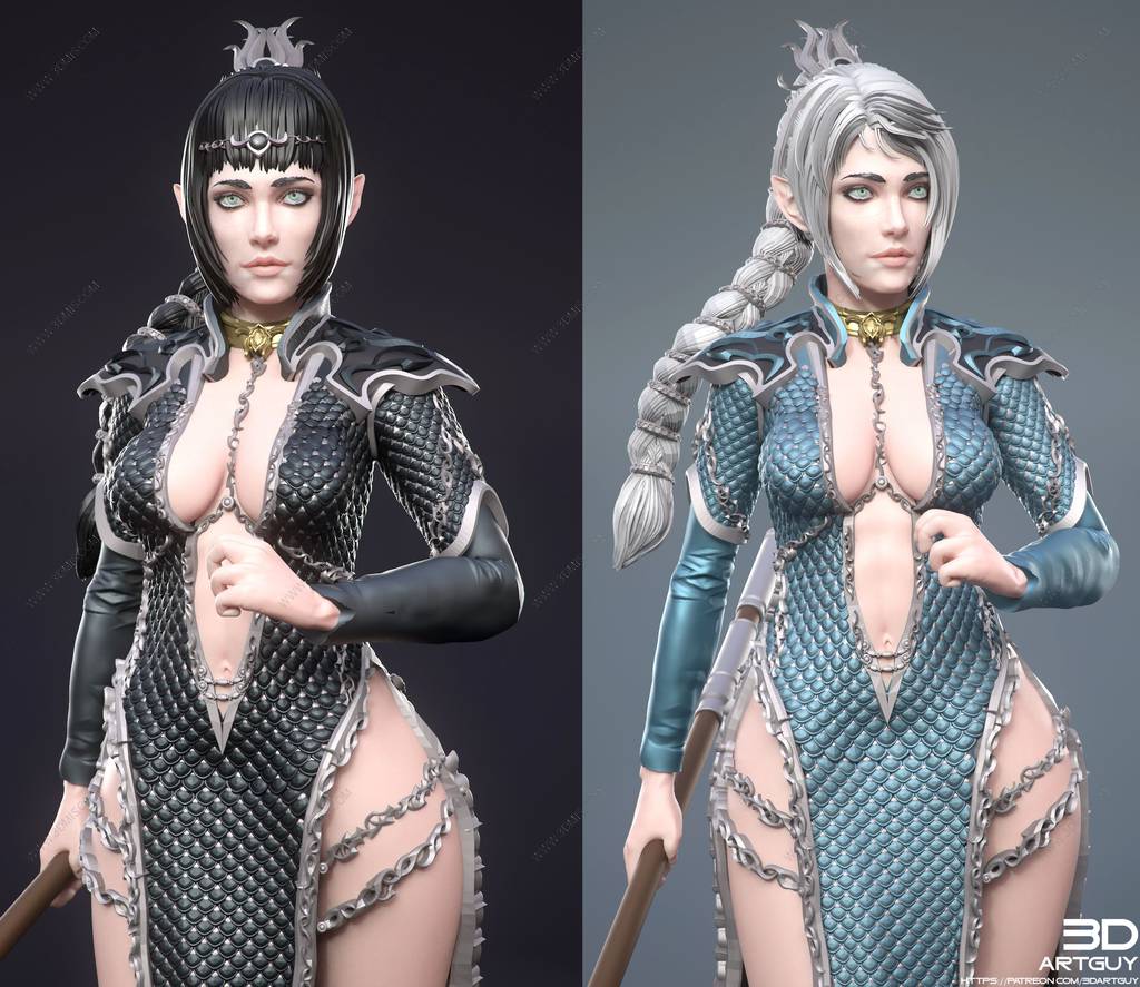 P站图纸印象馆 3DArtGuy 夏尔和塞隆 3DArtGuy 夏尔和塞隆