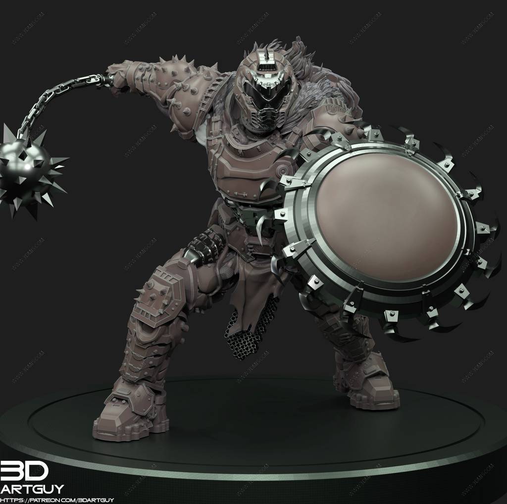 P站图纸印象馆 3DArtGuy 黑暗时代的超级战士 3DArtGuy 黑暗时代的超级战士