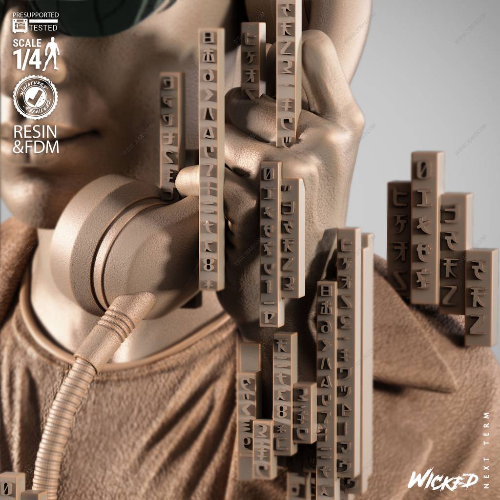 P站图纸印象馆 3DWicked 骇客帝国 崔妮蒂 3DWicked 骇客帝国 崔妮蒂