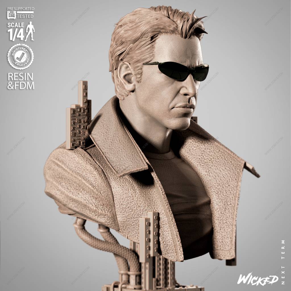 P站图纸印象馆 3DWicked 骇客帝国 尼奥 3DWicked 骇客帝国 尼奥