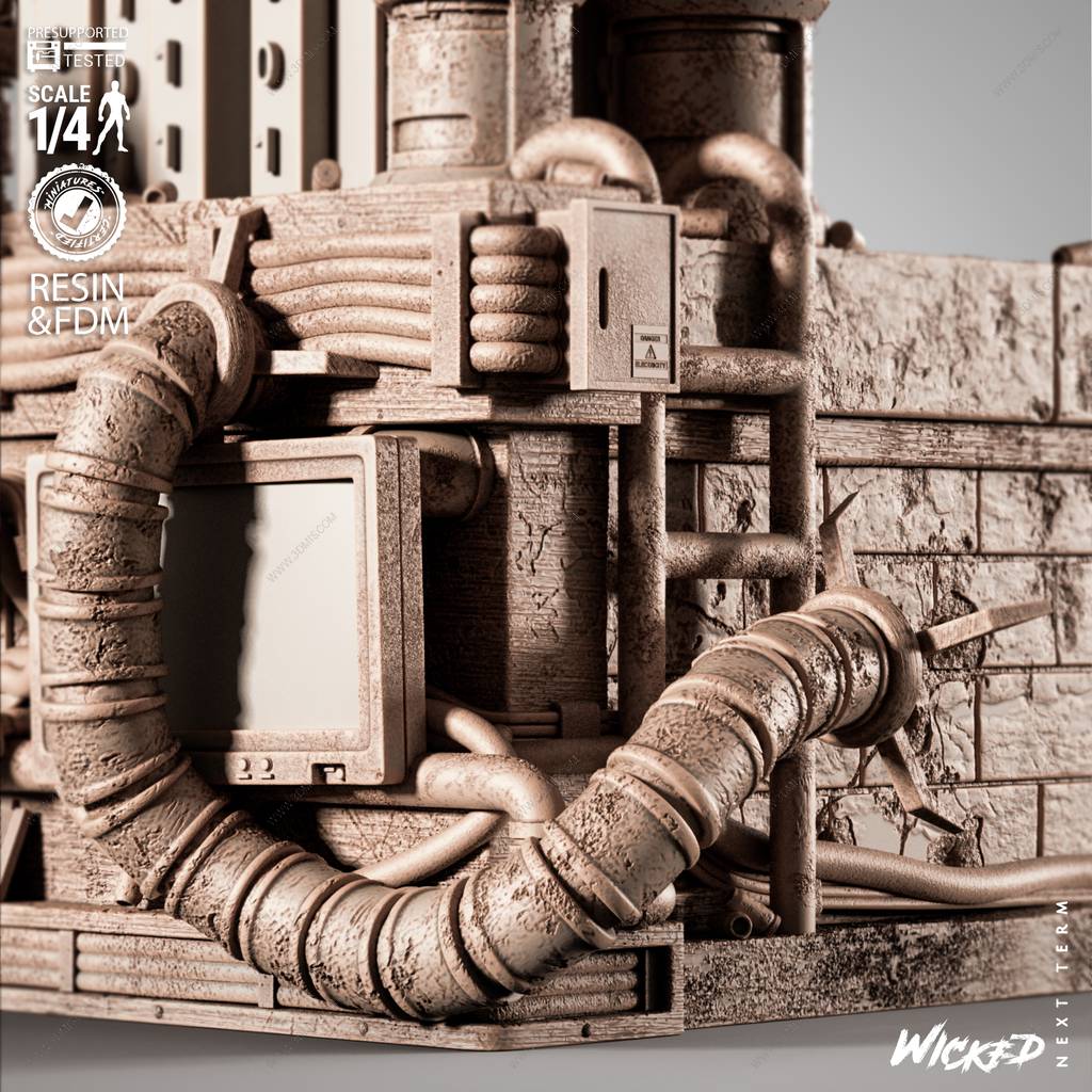 P站图纸印象馆 3DWicked 骇客帝国 尼奥 3DWicked 骇客帝国 尼奥