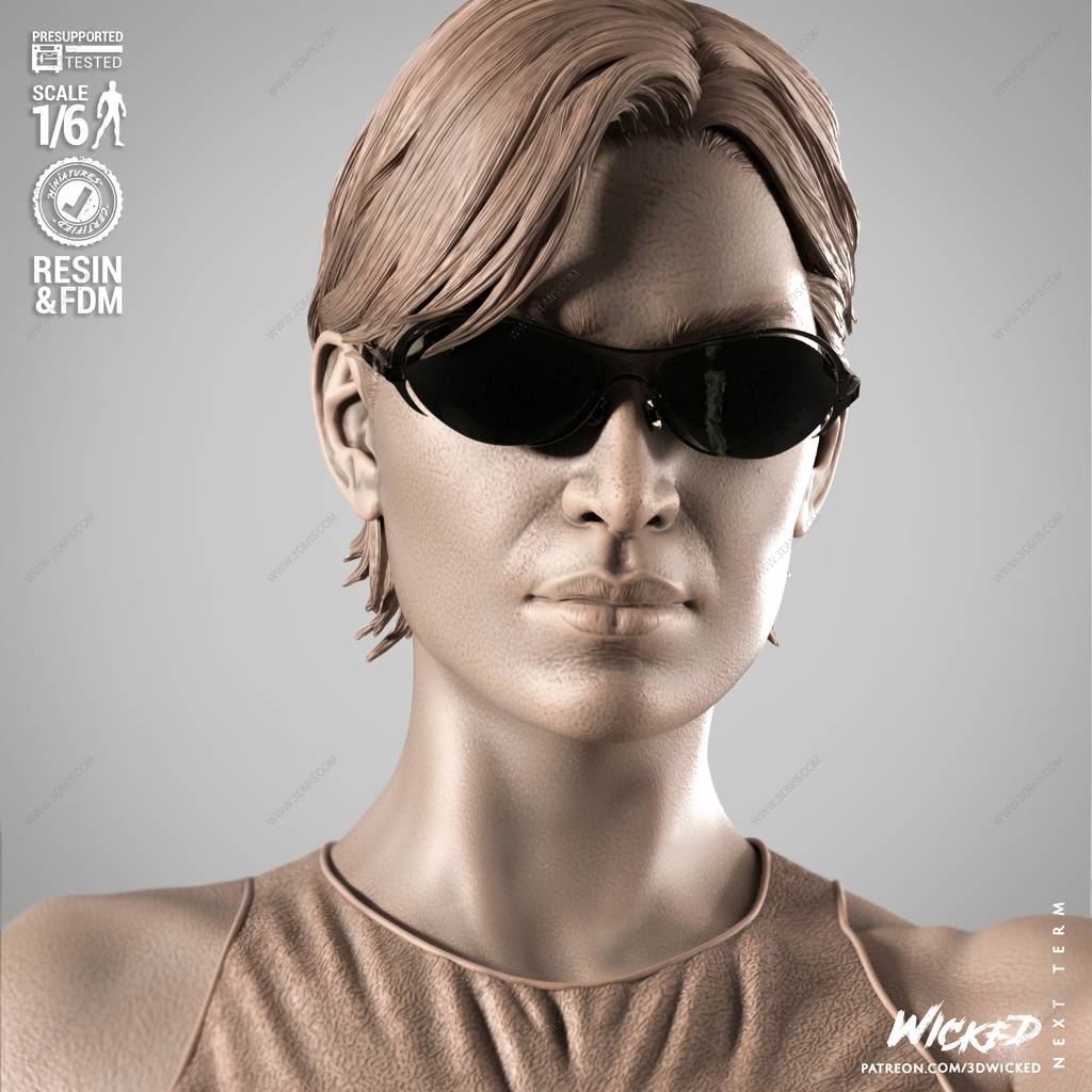 P站图纸印象馆 3DWicked 骇客帝国 崔妮蒂 3DWicked 骇客帝国 崔妮蒂