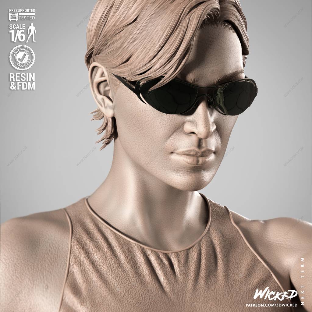 P站图纸印象馆 3DWicked 骇客帝国 崔妮蒂 3DWicked 骇客帝国 崔妮蒂