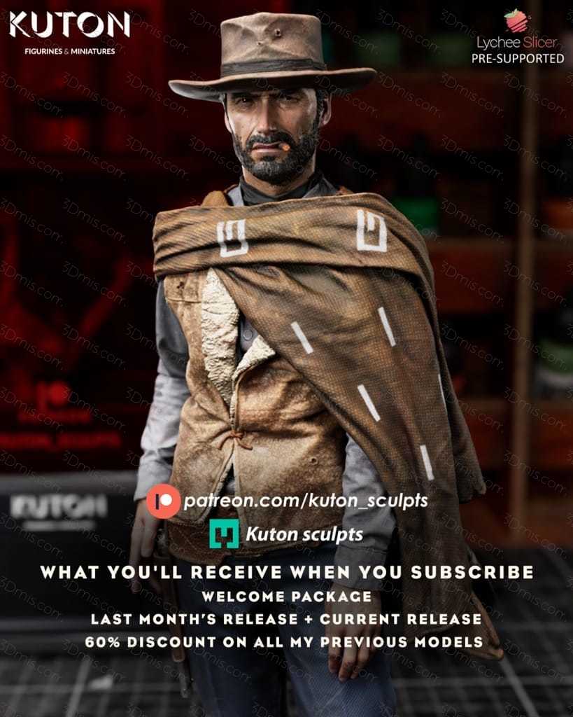 P站图纸印象馆 KUTON 黄金三镖客 布兰迪 KUTON 黄金三镖客 布兰迪