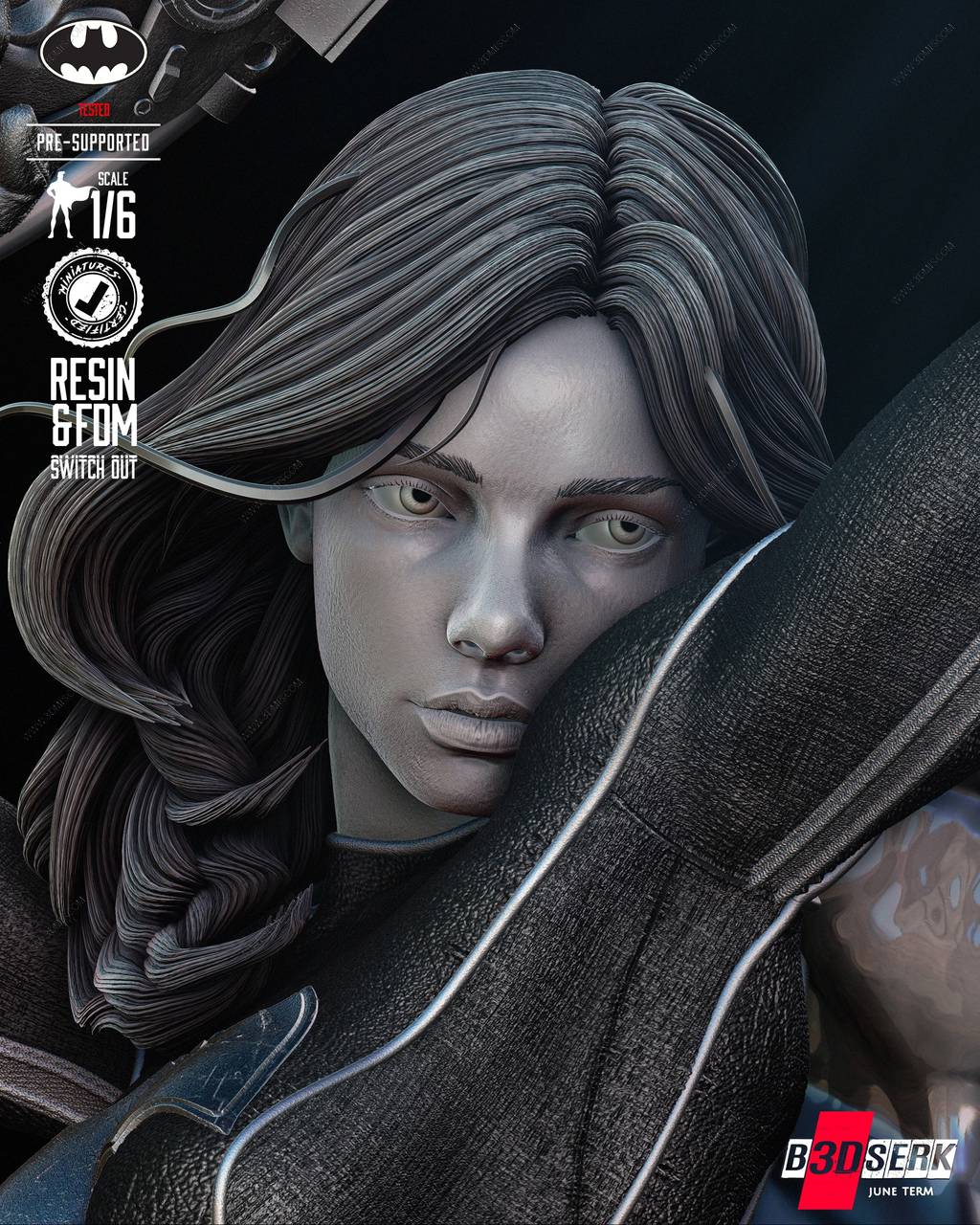 P站图纸印象馆 B3DSERK DC漫画 蝙蝠少女 B3DSERK DC漫画 蝙蝠少女