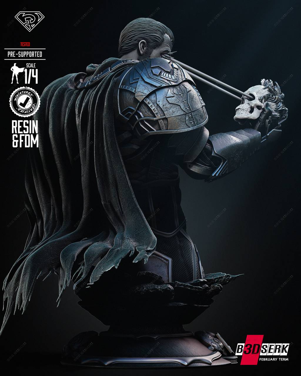 P站图纸印象馆 B3DSERK DC漫画 德鲁佐德 B3DSERK DC漫画 德鲁佐德