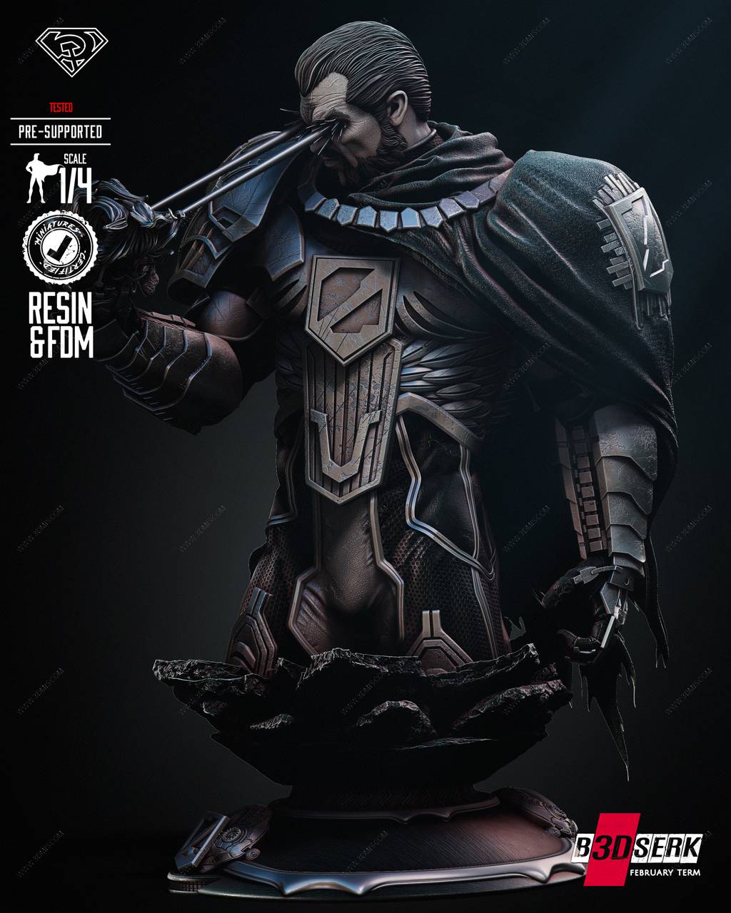 P站图纸印象馆 B3DSERK DC漫画 德鲁佐德 B3DSERK DC漫画 德鲁佐德