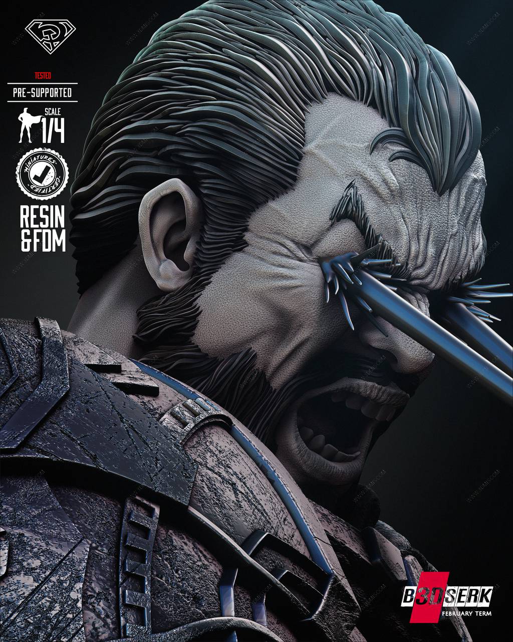 P站图纸印象馆 B3DSERK DC漫画 德鲁佐德 B3DSERK DC漫画 德鲁佐德