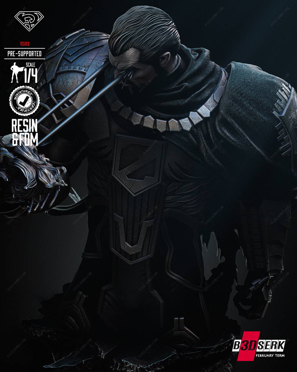 P站图纸印象馆 B3DSERK DC漫画 德鲁佐德 B3DSERK DC漫画 德鲁佐德