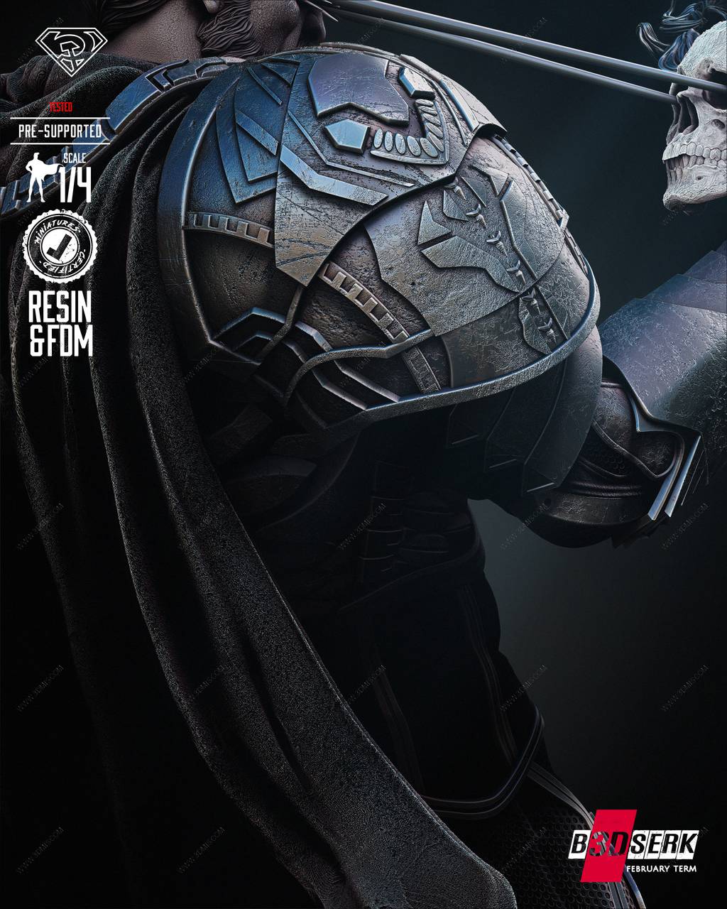 P站图纸印象馆 B3DSERK DC漫画 德鲁佐德 B3DSERK DC漫画 德鲁佐德