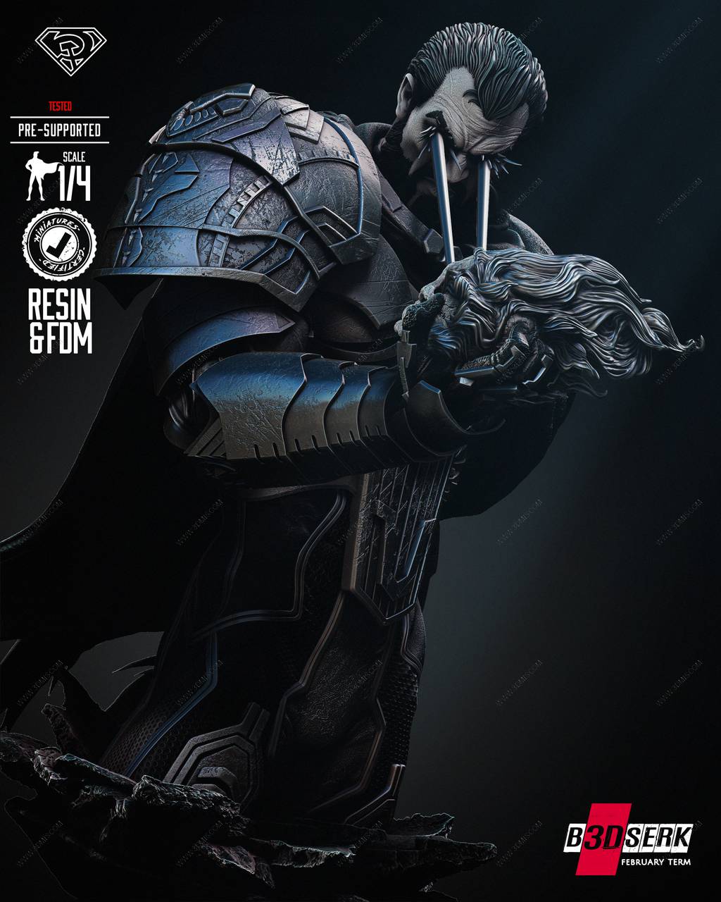 P站图纸印象馆 B3DSERK DC漫画 德鲁佐德 B3DSERK DC漫画 德鲁佐德