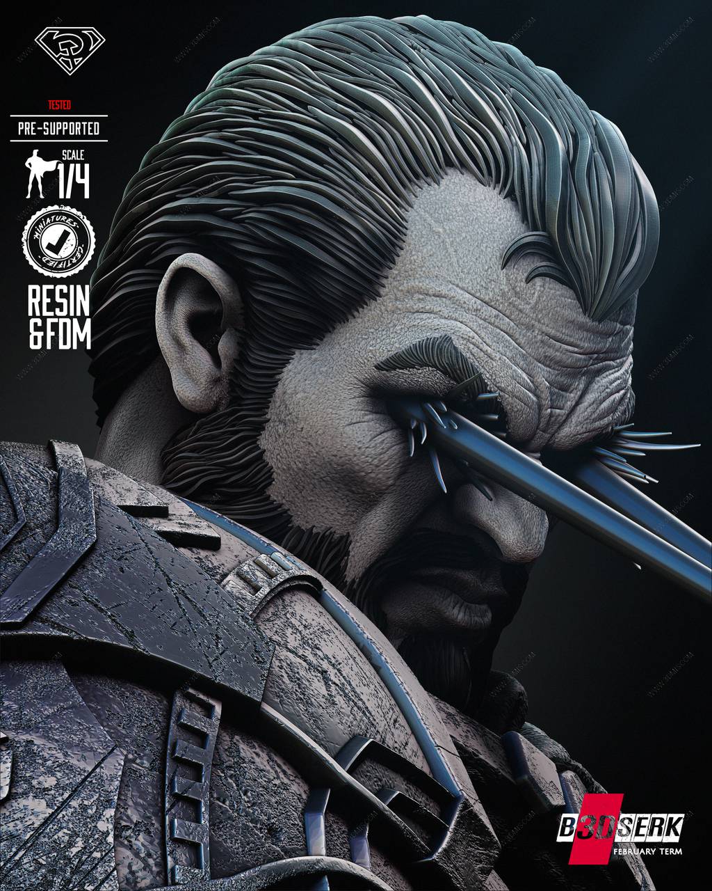 P站图纸印象馆 B3DSERK DC漫画 德鲁佐德 B3DSERK DC漫画 德鲁佐德