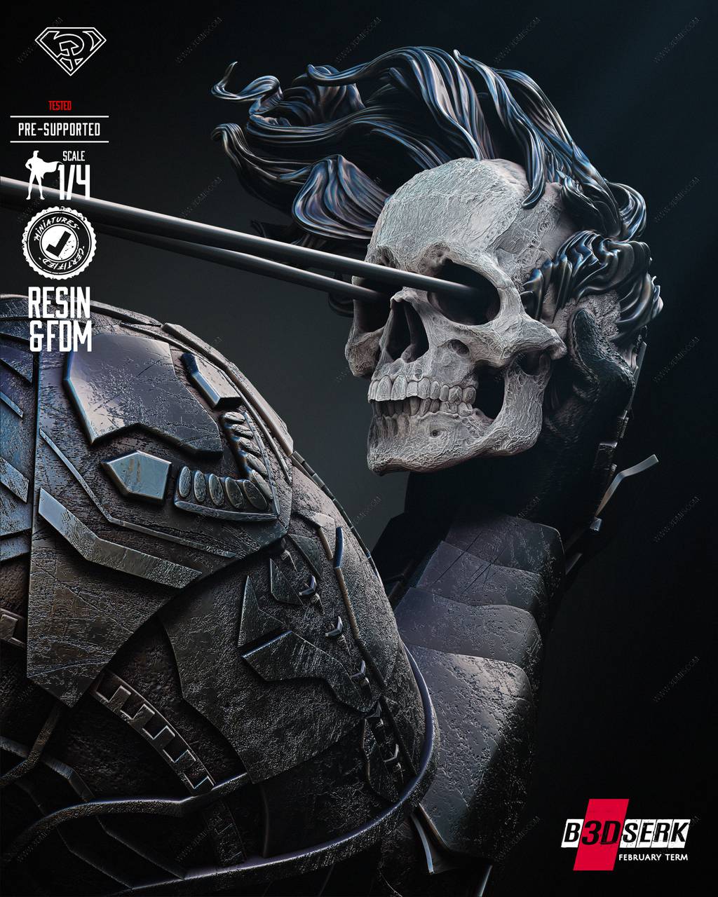 P站图纸印象馆 B3DSERK DC漫画 德鲁佐德 B3DSERK DC漫画 德鲁佐德