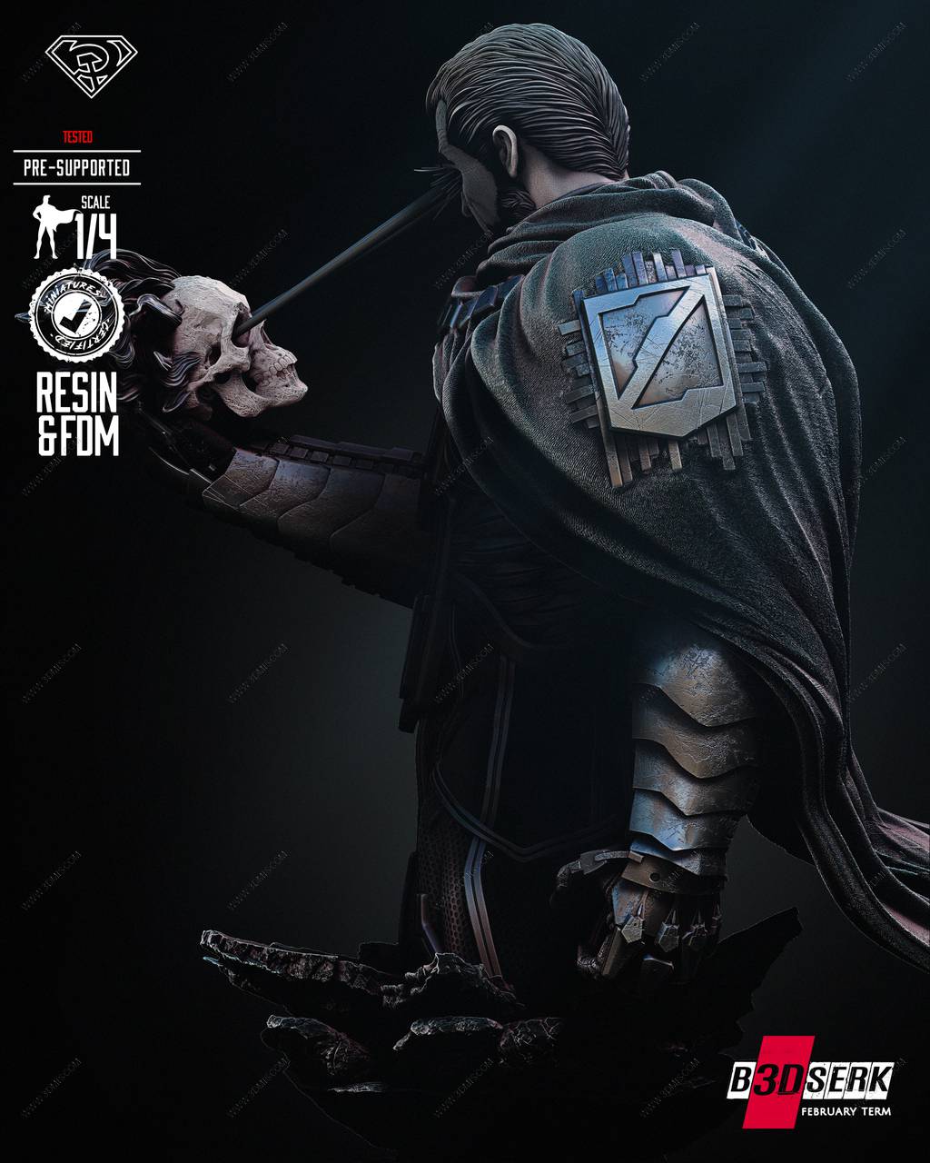 P站图纸印象馆 B3DSERK DC漫画 德鲁佐德 B3DSERK DC漫画 德鲁佐德