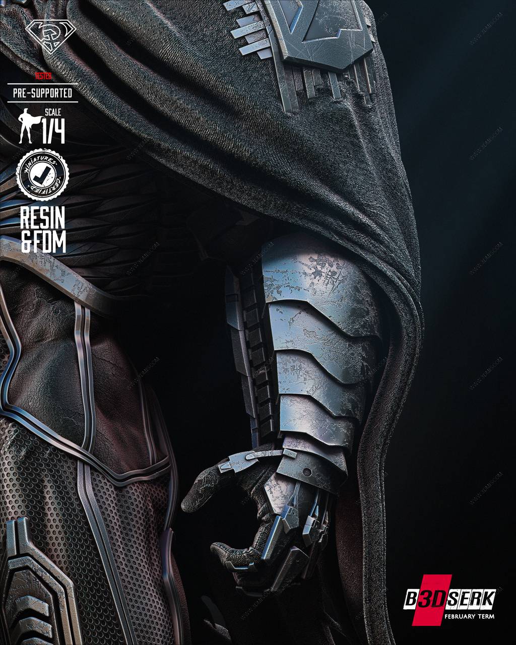 P站图纸印象馆 B3DSERK DC漫画 德鲁佐德 B3DSERK DC漫画 德鲁佐德