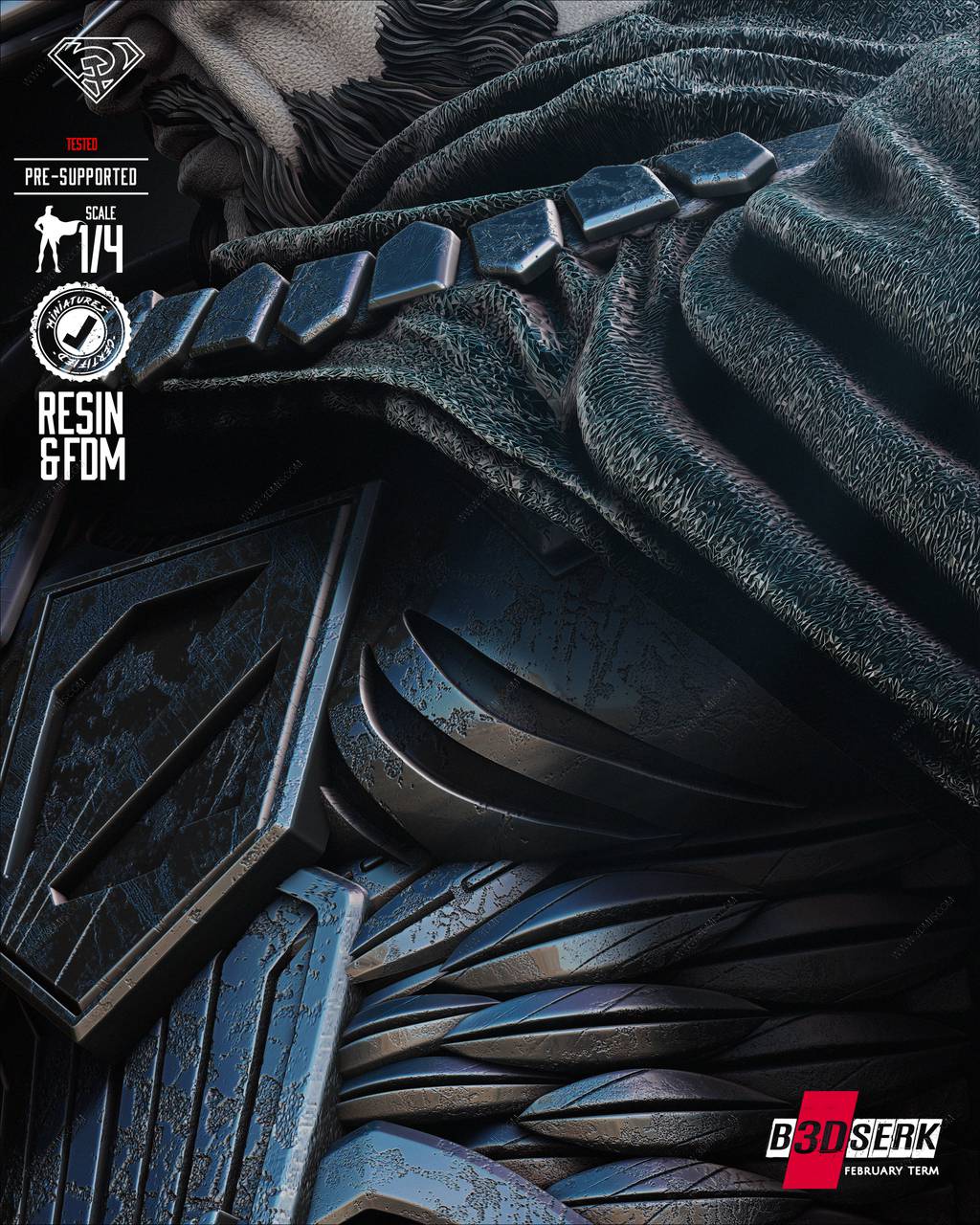 P站图纸印象馆 B3DSERK DC漫画 德鲁佐德 B3DSERK DC漫画 德鲁佐德