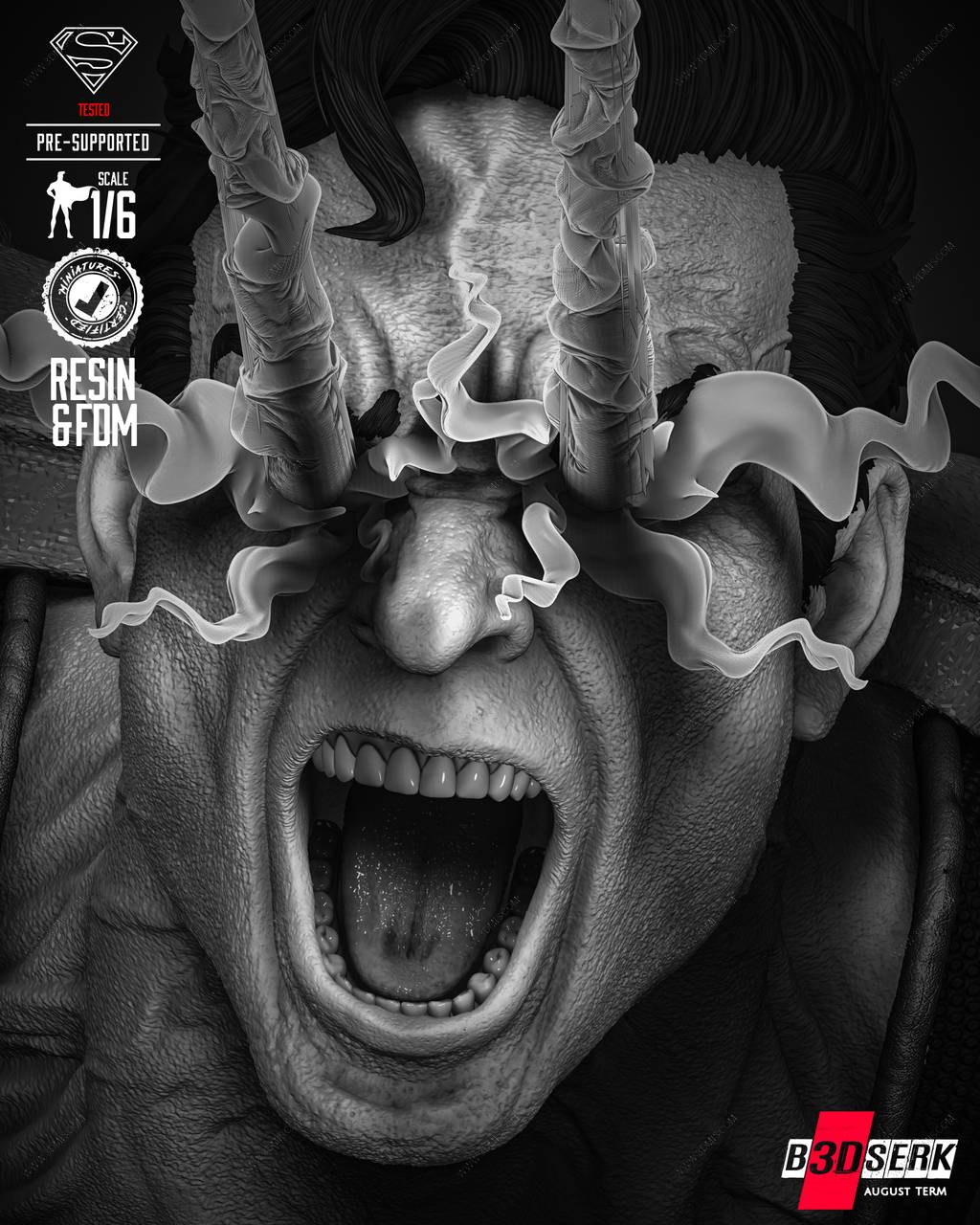 P站图纸印象馆 B3DSERK DC漫画 黑暗超人 B3DSERK DC漫画 黑暗超人