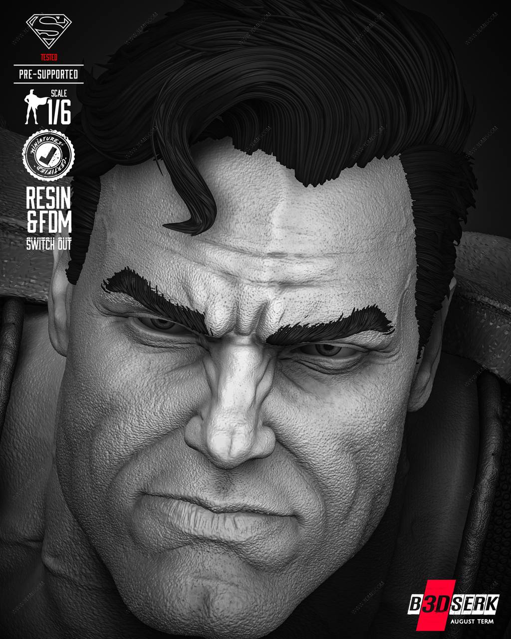 P站图纸印象馆 B3DSERK DC漫画 黑暗超人 B3DSERK DC漫画 黑暗超人