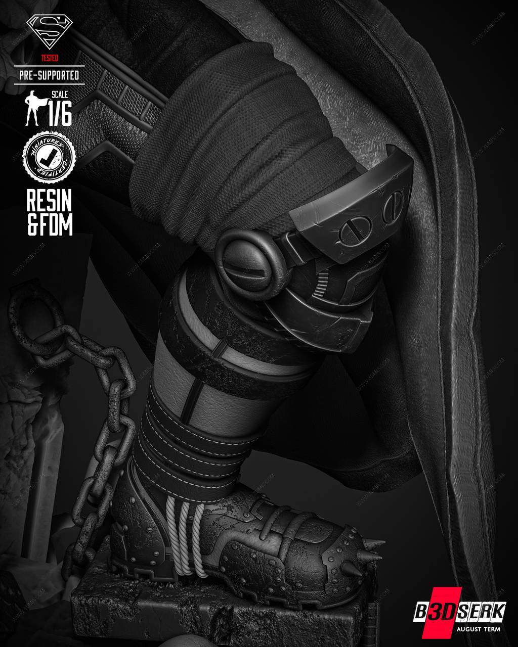 P站图纸印象馆 B3DSERK DC漫画 黑暗超人 B3DSERK DC漫画 黑暗超人