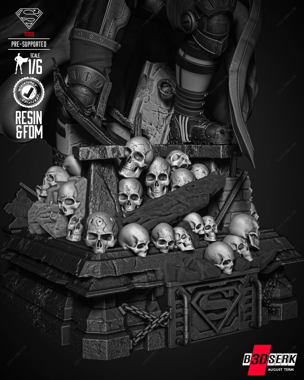 P站图纸印象馆 B3DSERK DC漫画 黑暗超人 B3DSERK DC漫画 黑暗超人