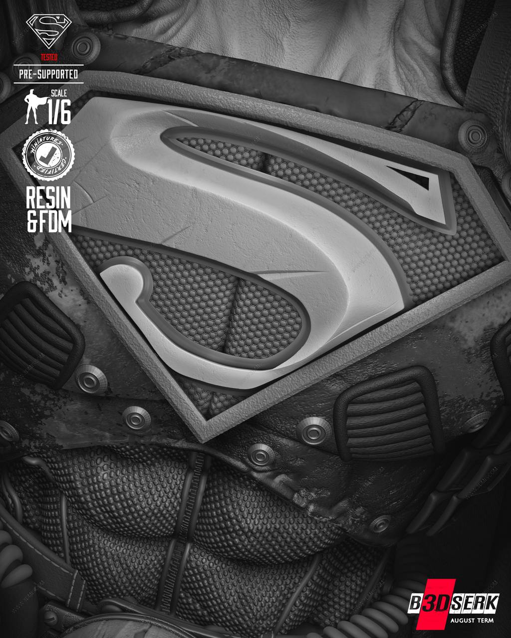 P站图纸印象馆 B3DSERK DC漫画 黑暗超人 B3DSERK DC漫画 黑暗超人