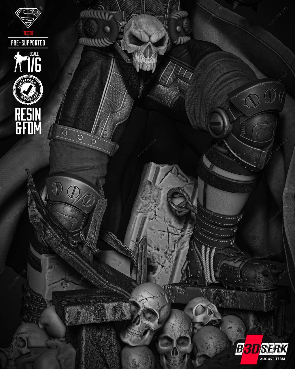 P站图纸印象馆 B3DSERK DC漫画 黑暗超人 B3DSERK DC漫画 黑暗超人