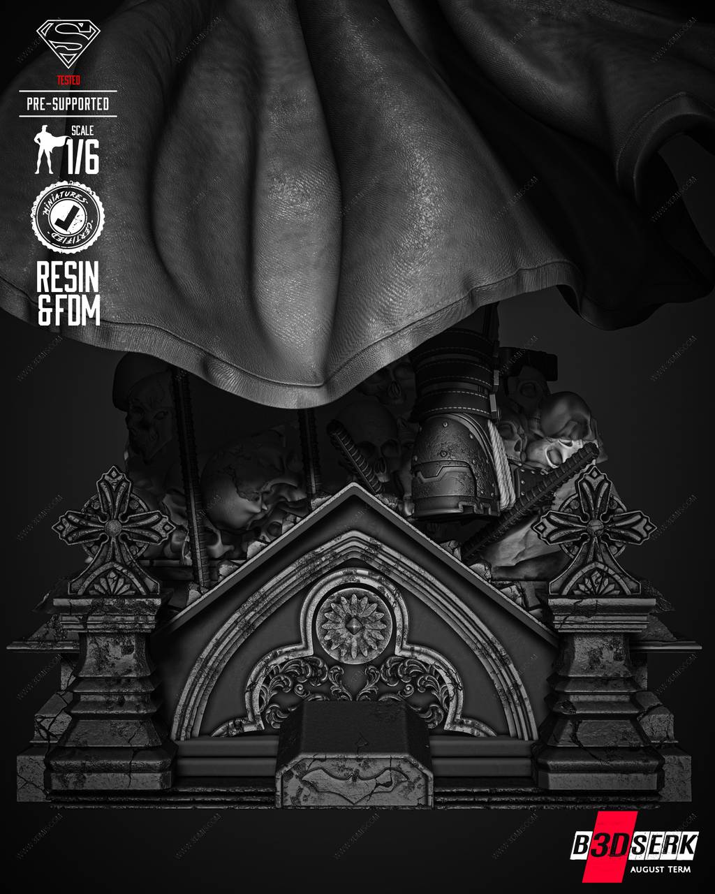 P站图纸印象馆 B3DSERK DC漫画 黑暗超人 B3DSERK DC漫画 黑暗超人