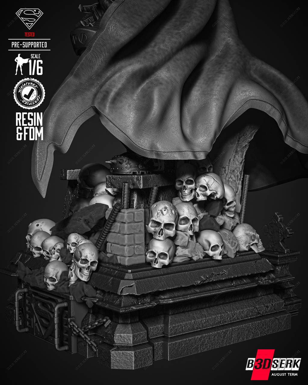 P站图纸印象馆 B3DSERK DC漫画 黑暗超人 B3DSERK DC漫画 黑暗超人