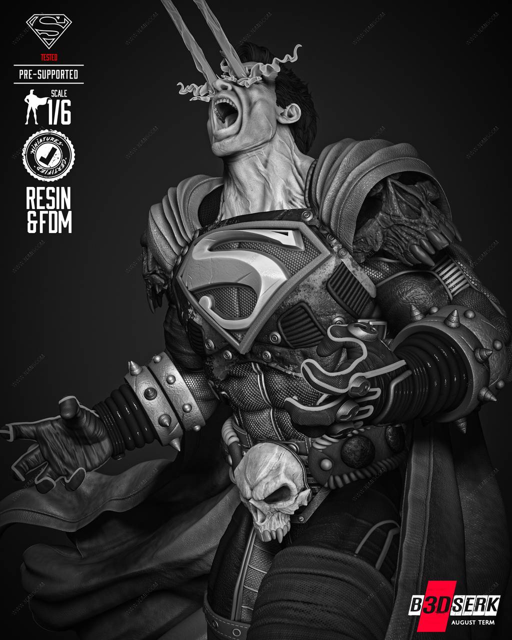 P站图纸印象馆 B3DSERK DC漫画 黑暗超人 B3DSERK DC漫画 黑暗超人