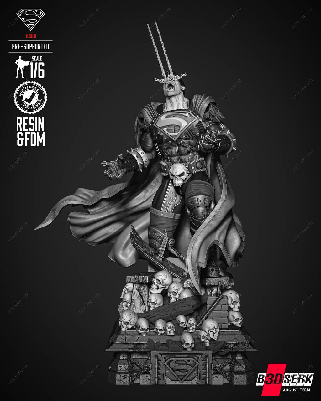 P站图纸印象馆 B3DSERK DC漫画 黑暗超人 B3DSERK DC漫画 黑暗超人