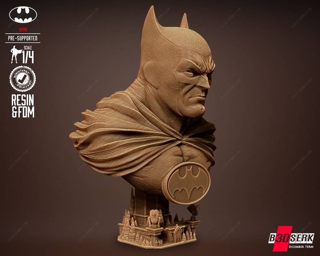 P站图纸印象馆 B3DSERK DC漫画 蝙蝠侠 B3DSERK DC漫画 蝙蝠侠