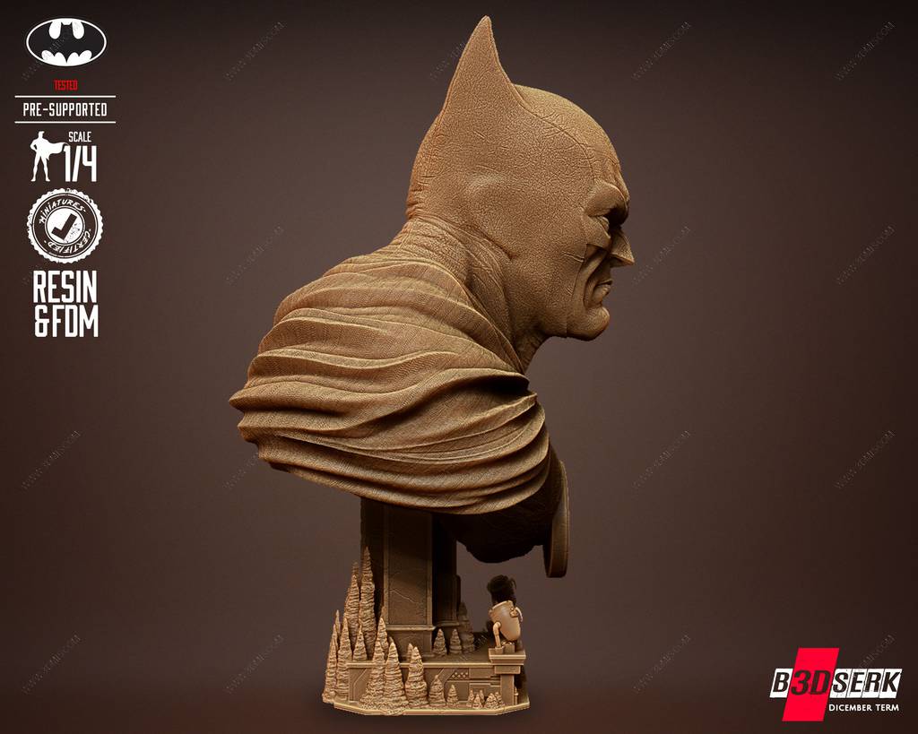 P站图纸印象馆 B3DSERK DC漫画 蝙蝠侠 B3DSERK DC漫画 蝙蝠侠