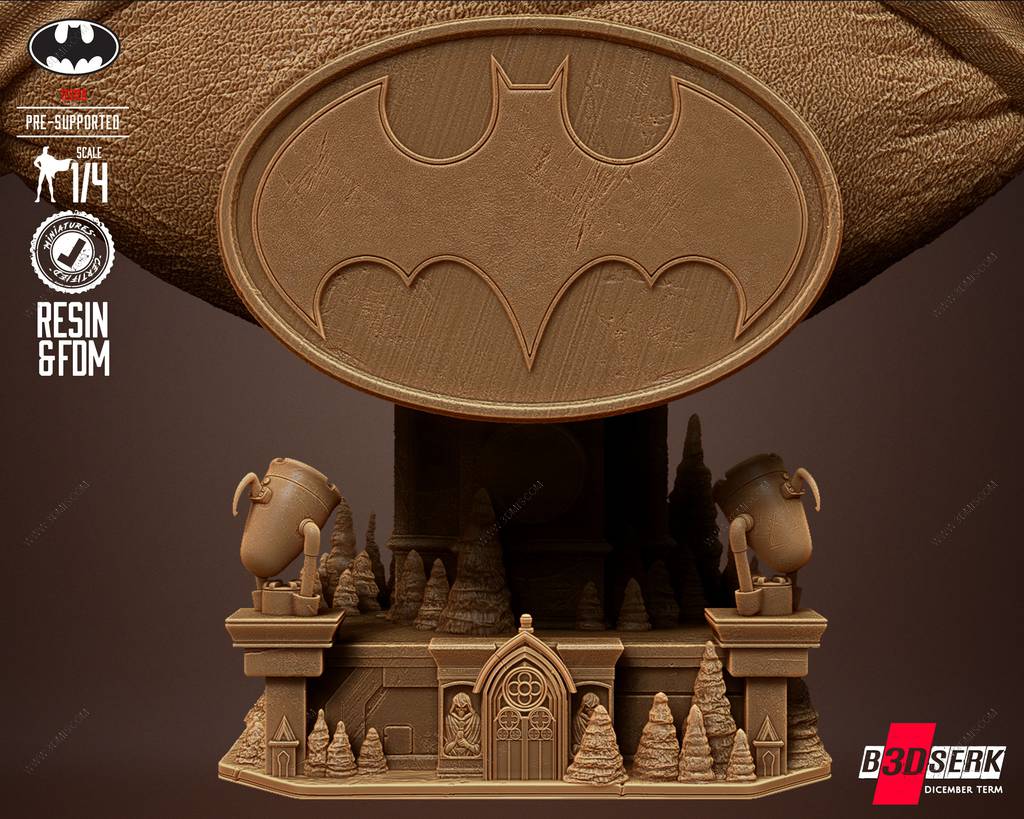 P站图纸印象馆 B3DSERK DC漫画 蝙蝠侠 B3DSERK DC漫画 蝙蝠侠