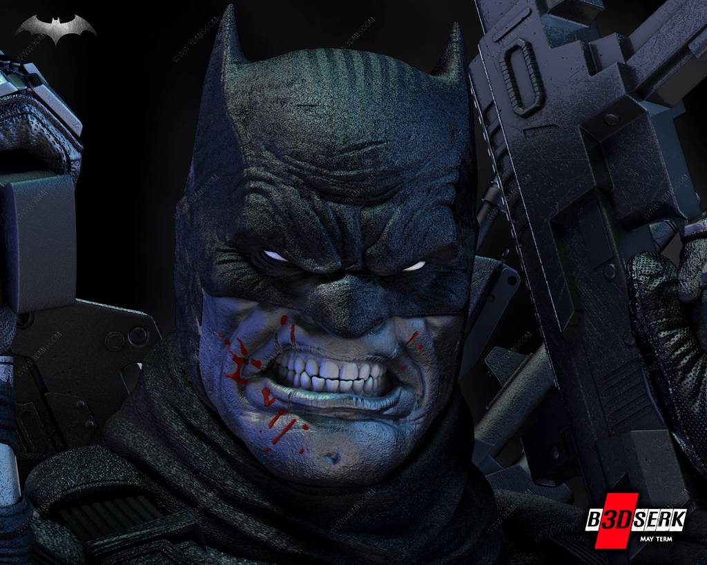 P站图纸印象馆 B3DSERK DC漫画 残酷骑士 B3DSERK DC漫画 残酷骑士