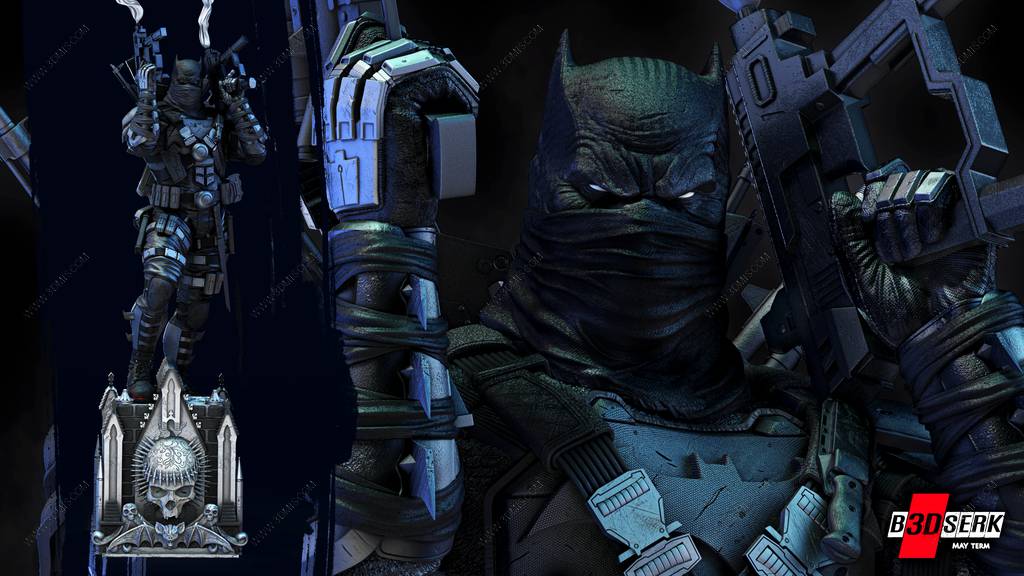 P站图纸印象馆 B3DSERK DC漫画 残酷骑士 B3DSERK DC漫画 残酷骑士