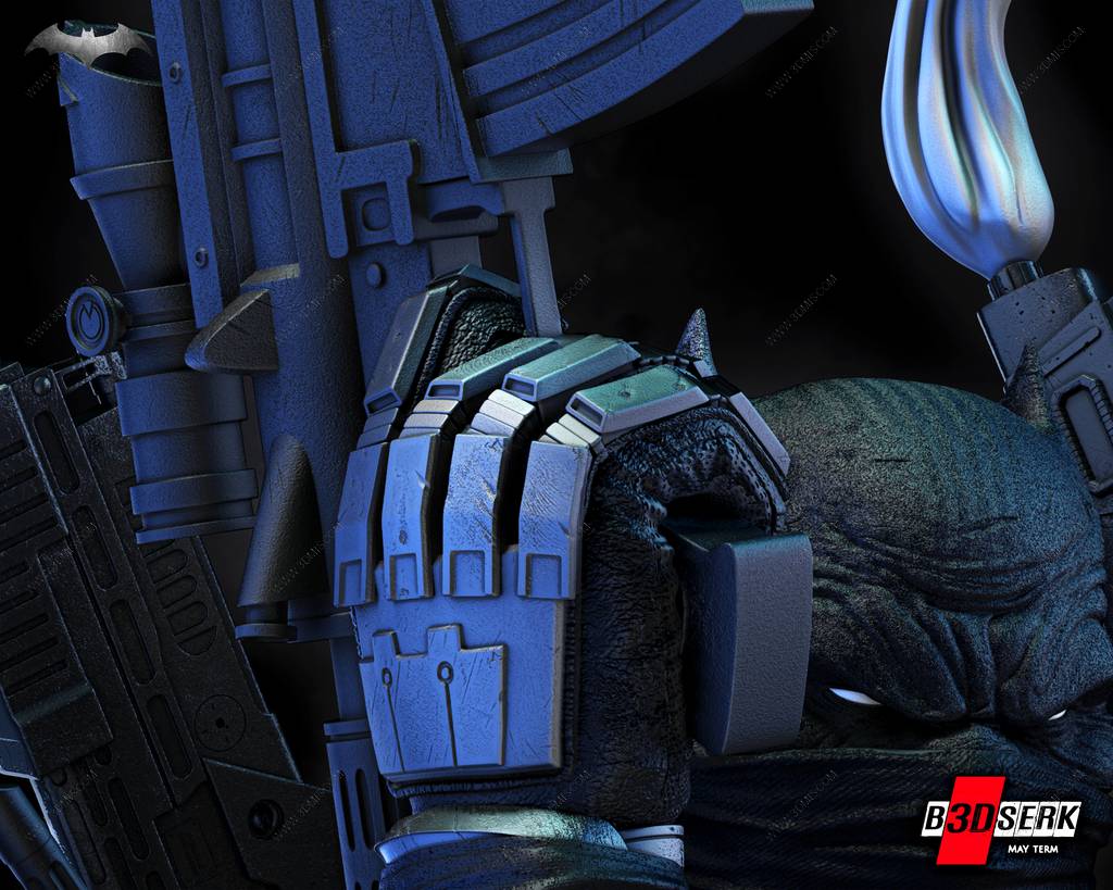 P站图纸印象馆 B3DSERK DC漫画 残酷骑士 B3DSERK DC漫画 残酷骑士