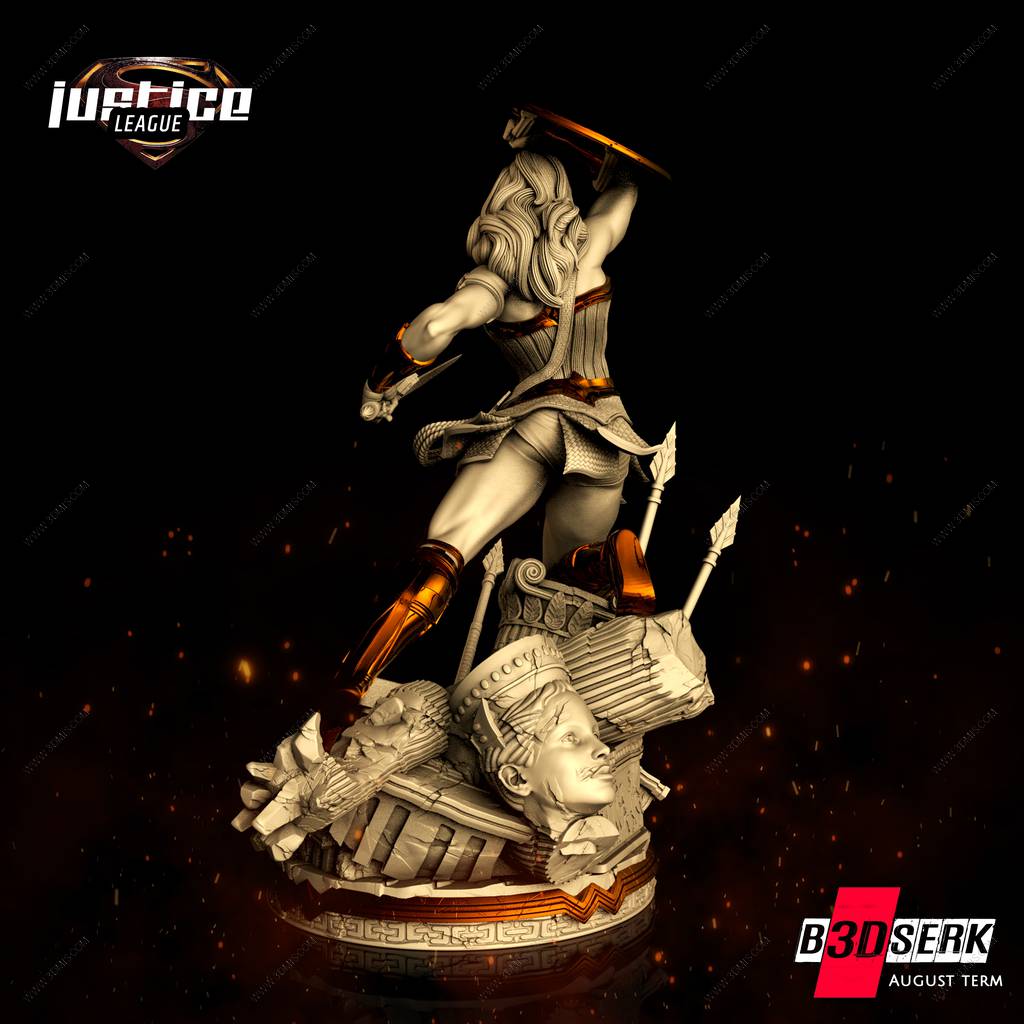 P站图纸印象馆 B3DSERK DC漫画 神奇女侠 B3DSERK DC漫画 神奇女侠