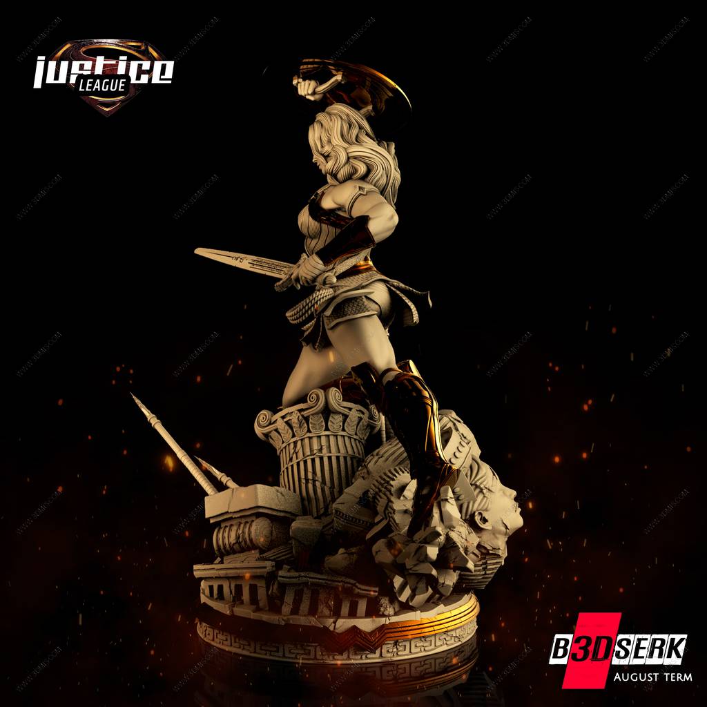 P站图纸印象馆 B3DSERK DC漫画 神奇女侠 B3DSERK DC漫画 神奇女侠