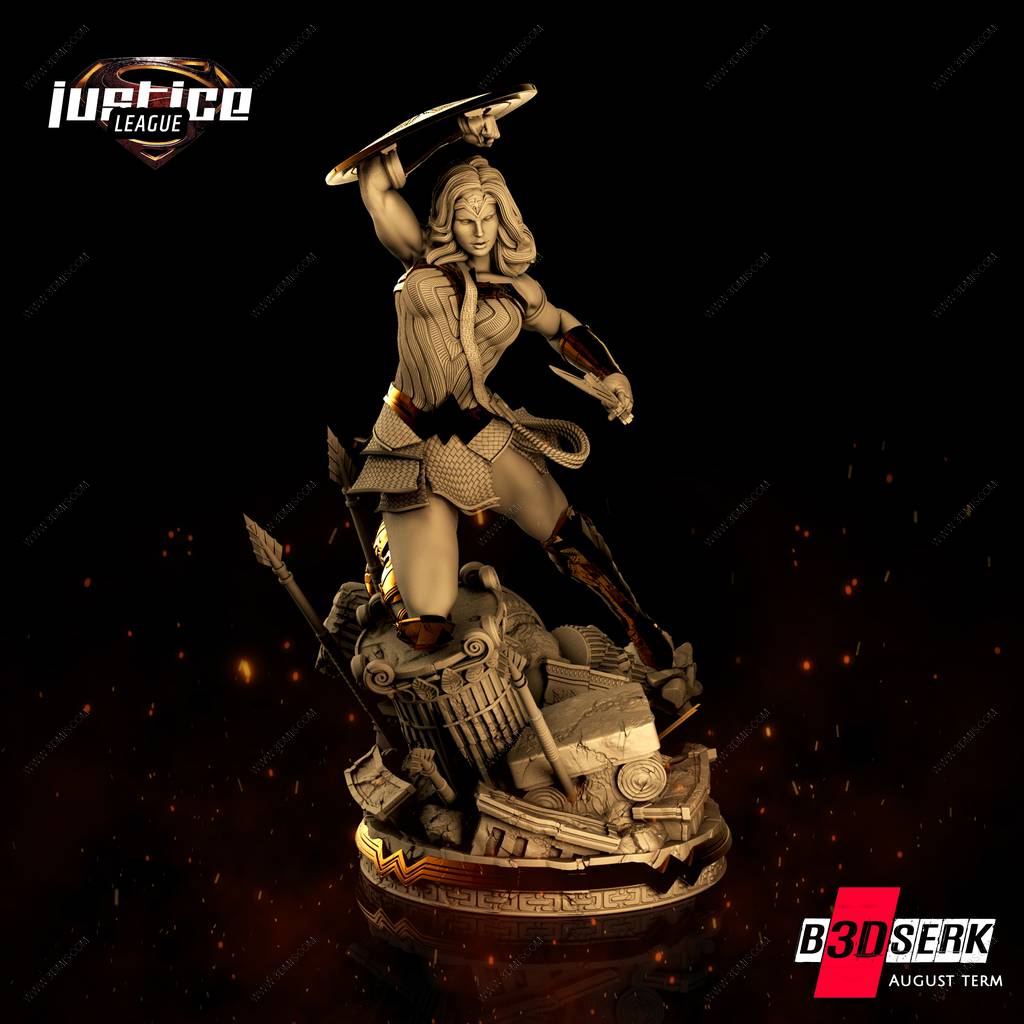 P站图纸印象馆 B3DSERK DC漫画 神奇女侠 B3DSERK DC漫画 神奇女侠