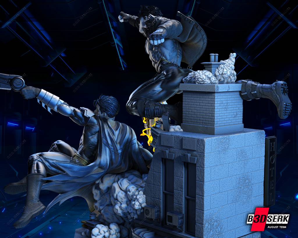 P站图纸印象馆 B3DSERK DC漫画 正义联盟 B3DSERK DC漫画 正义联盟