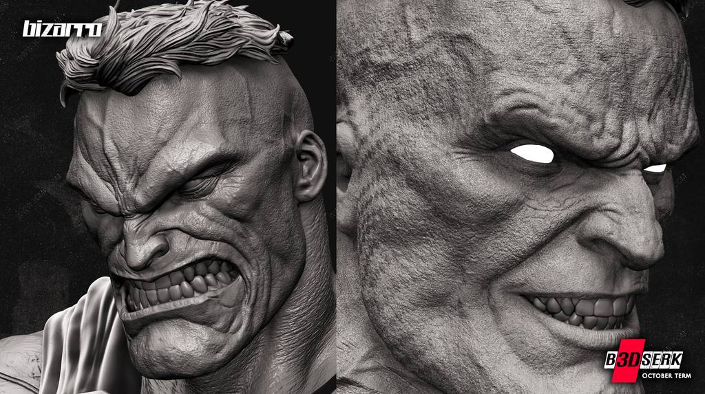 P站图纸印象馆 B3DSERK DC漫画 比扎罗 B3DSERK DC漫画 比扎罗