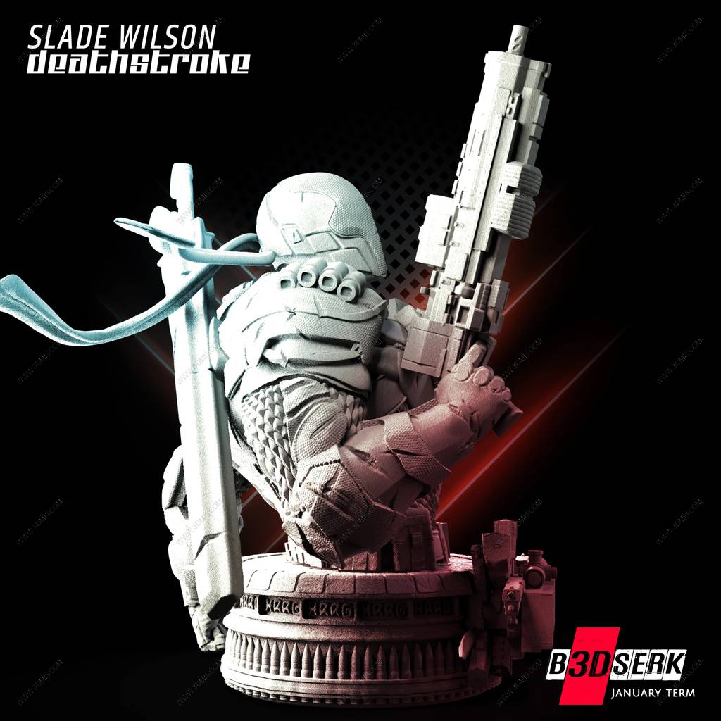 P站图纸印象馆 B3DSERK DC漫画 斯莱德·约瑟夫·威尔逊 B3DSERK DC漫画 斯莱德·约瑟夫·威尔逊