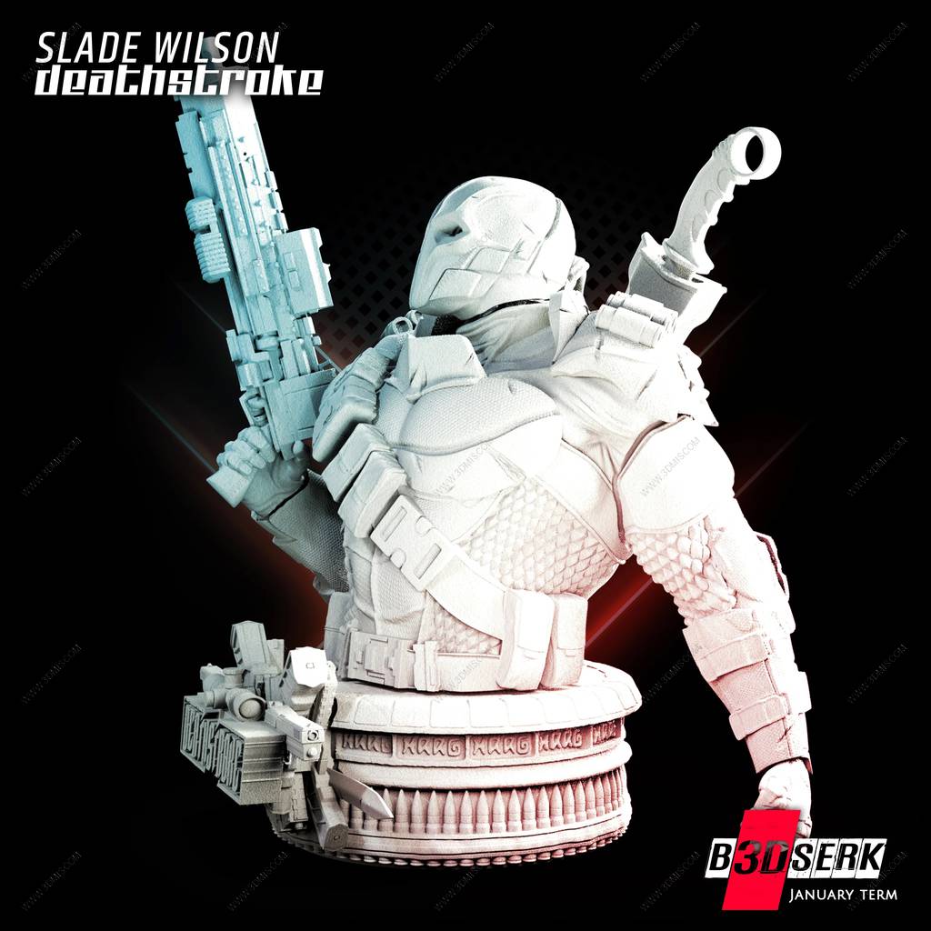 P站图纸印象馆 B3DSERK DC漫画 斯莱德·约瑟夫·威尔逊 B3DSERK DC漫画 斯莱德·约瑟夫·威尔逊