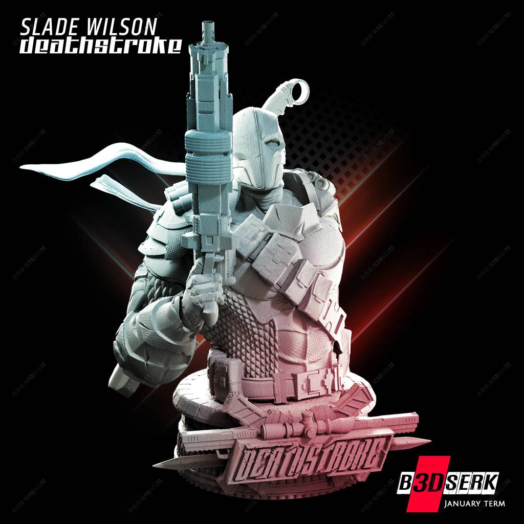 P站图纸印象馆 B3DSERK DC漫画 斯莱德·约瑟夫·威尔逊 B3DSERK DC漫画 斯莱德·约瑟夫·威尔逊