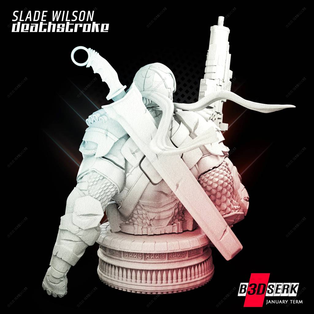 P站图纸印象馆 B3DSERK DC漫画 斯莱德·约瑟夫·威尔逊 B3DSERK DC漫画 斯莱德·约瑟夫·威尔逊