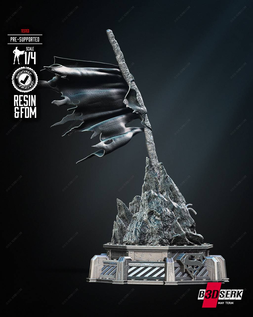 P站图纸印象馆 B3DSERK DC漫画 正义联盟之旗 B3DSERK DC漫画 正义联盟之旗