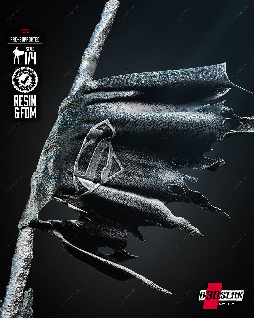 P站图纸印象馆 B3DSERK DC漫画 正义联盟之旗 B3DSERK DC漫画 正义联盟之旗