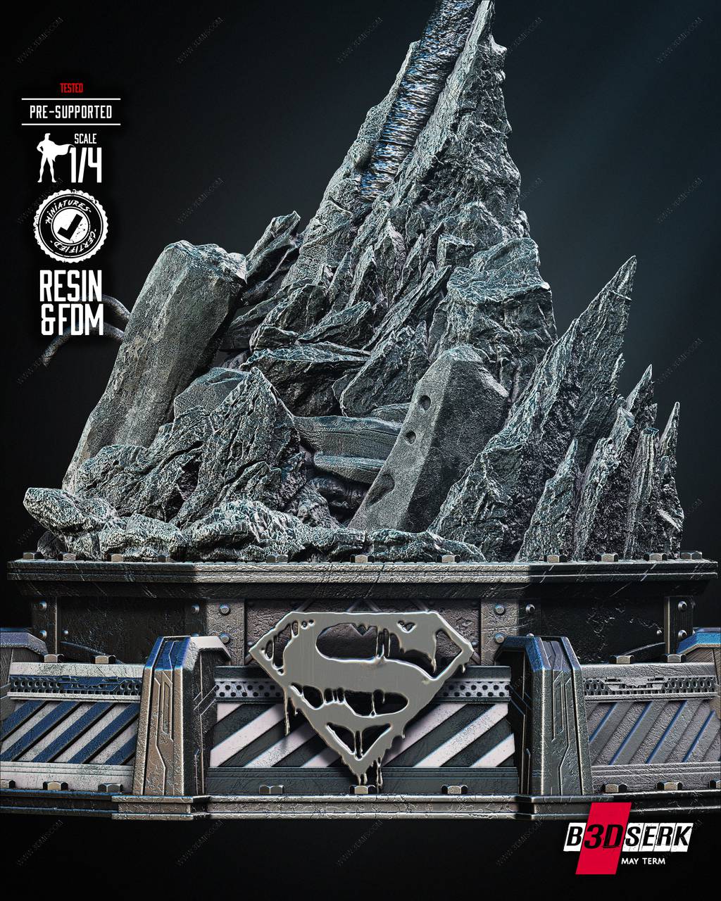 P站图纸印象馆 B3DSERK DC漫画 正义联盟之旗 B3DSERK DC漫画 正义联盟之旗