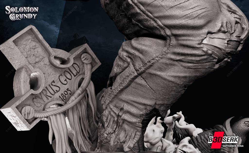 P站图纸印象馆 B3DSERK DC漫画 所罗门·格兰迪 B3DSERK DC漫画 所罗门·格兰迪