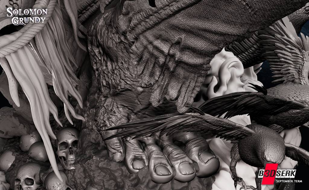 P站图纸印象馆 B3DSERK DC漫画 所罗门·格兰迪 B3DSERK DC漫画 所罗门·格兰迪